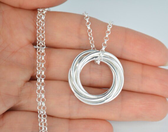 Regalo de 70 cumpleaños para mamá, joyas de 70 cumpleaños, regalos de séptimo aniversario para ella, collar de plata esterlina, regalos de 70 cumpleaños para mujeres