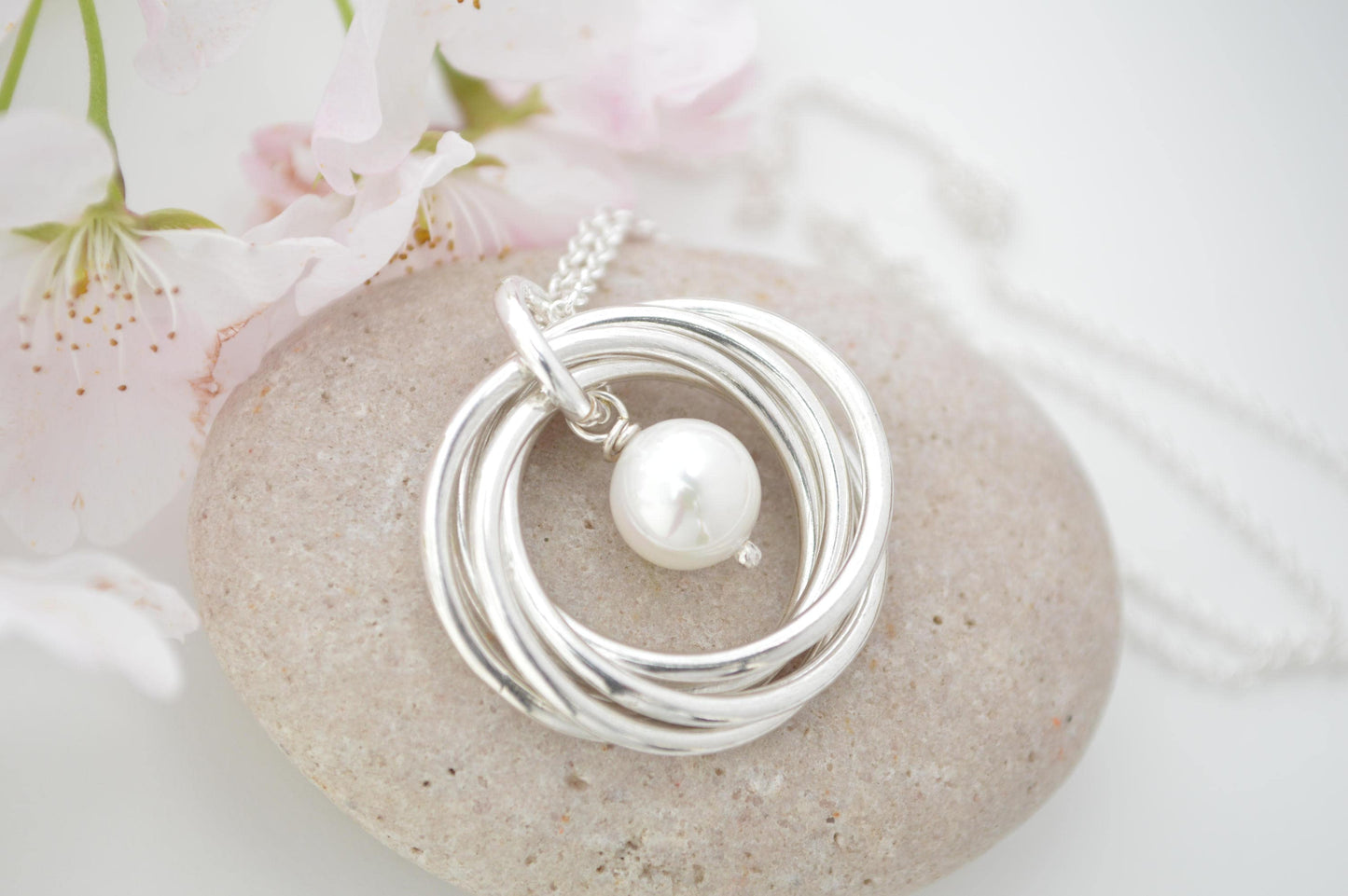 Collar de regalo de 60 cumpleaños para mamá y tía, regalo de 6.º aniversario para ella, collar con piedra de nacimiento de junio, joyería de perlas, 50.º cumpleaños para mujeres