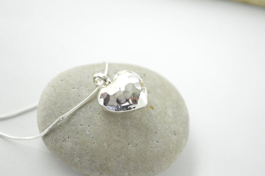 Christmas gifts for women, Christmas gift for mom, Silver heart necklace, Gifts for women, Christmas present for wife