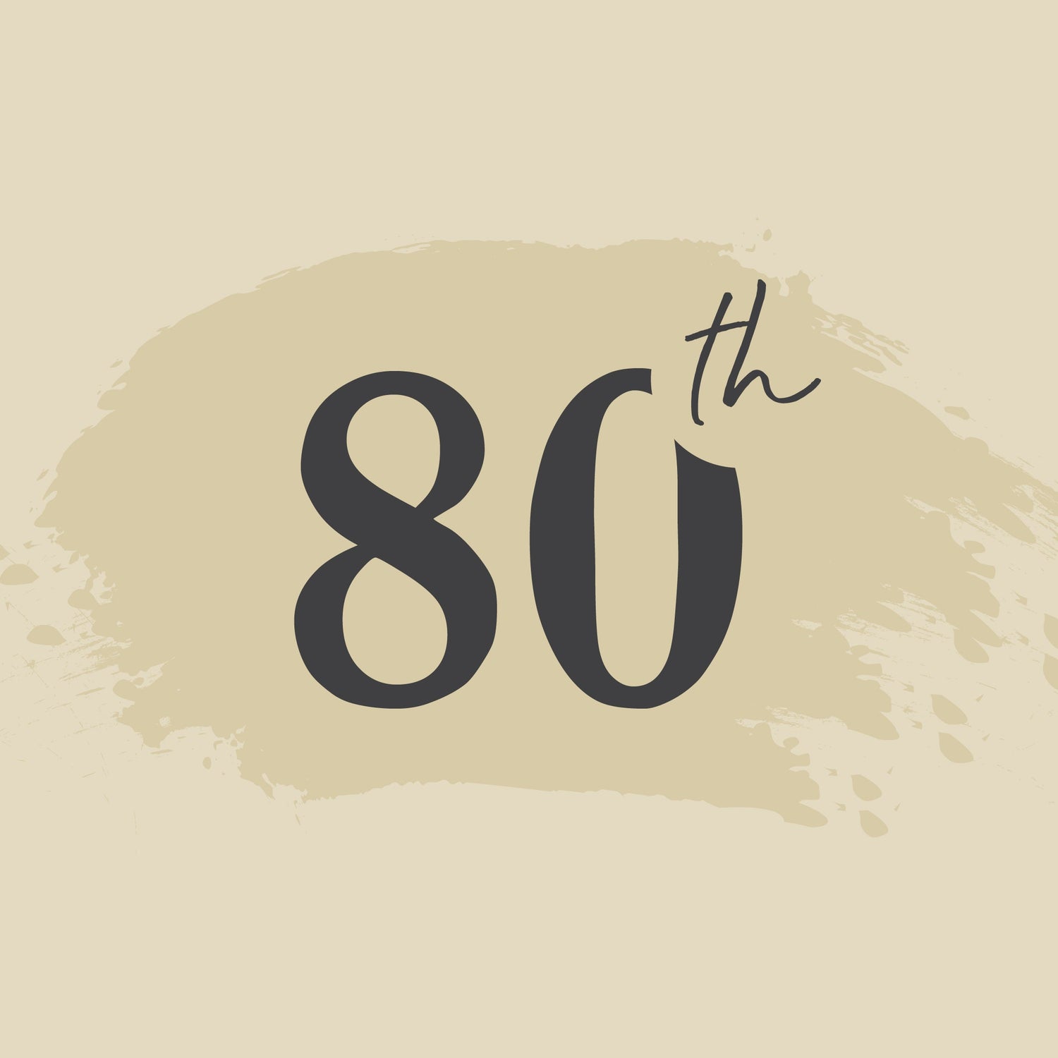 80th Birthday Jewelry